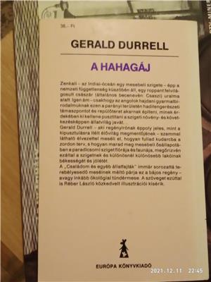 A hahagáj Gerald Durrell 3000ft óbuda - kép 15