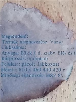 Retro bükkfa étkezőszék 4db - kép 4