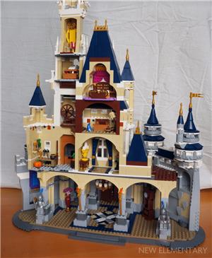 Lego komp. Disney 71040 43222 Castle Disney Kastély 4080db Lepin ÚJ - kép 5