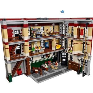 Lego komp. Szellemírtók Ghostbusters 75827 Tűzoltóság 4600db moduláris ház Lepin ÚJ - kép 3