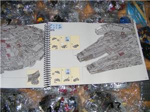 Lego komp. Star Wars 75192 MIllenium Falcon UCS 7541db Lepin ÚJ - kép 6