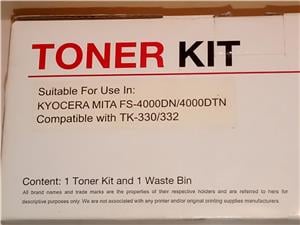 Kyocera Mita FS-4000DN TK-330 toner és waste bin