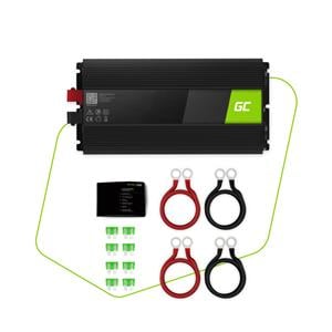 Green Cell Greencell 2000W/4000W tiszta színuszos inverter 12 V-ról 230 V-ra új, bontatlan dobozában - kép 2