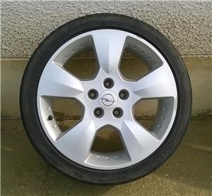 Eladó 4db 17-es 5x110-es Opel alufelni 215/40ZR17 Bridgestone-Firestone nyári gumival - kép 2