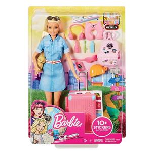 Barbie Dreamhouse Adventures baba   Utazó játékszett - kép 3