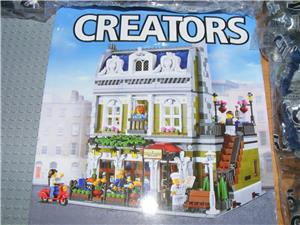 Lego komp. Creator Expert 10243 Párizsi étterem Moduláris Ház Lepin db új - kép 2