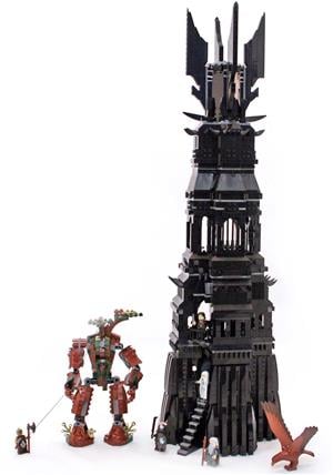 Lego komp. Gyűrűk Ura Hobbit LOTR 10237 Orthanc tornya 2360db Lepin Új