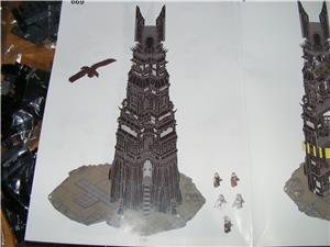 Lego komp. Gyűrűk Ura Hobbit LOTR 10237 Orthanc tornya 2360db Lepin Új - kép 11