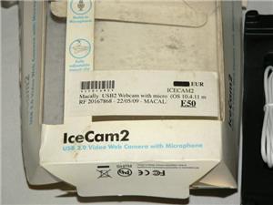 MacAlly IceCam2 USB2 webkamera mikrofonnal  - kép 3