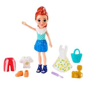 POLLY POCKET baba ruhákkal és fényképezős kiegészítőkkel - Mattel