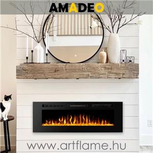 Art Flame Elektromos beépíthető kandalló Amadeo 65, 1500 W, -10% akció, 465*1651*121 mm