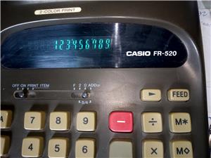 Casio FR-520 szalagos számológép - kép 3