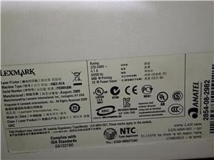 Lexmark T650n lézer nyomtató 4062-01A hibás - kép 2