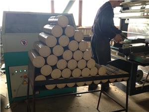 Fabrikett keményfából 100 % tölgy fűrészporból készült vastag henger fabrikett 10 kg zsák - kép 8