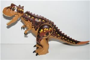 Lego Jurassic World 2. fallen kingdom dinoszaurusz figura dínó nagy Carnotaurus 30cm új