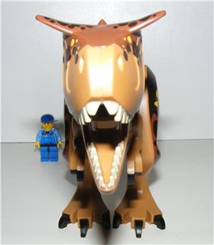 Lego Jurassic World 2. fallen kingdom dinoszaurusz figura dínó nagy Carnotaurus 30cm új - kép 6