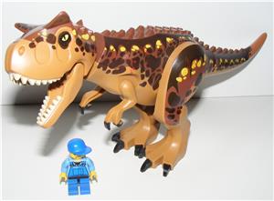 Lego Jurassic World 2. fallen kingdom dinoszaurusz figura dínó nagy Carnotaurus 30cm új - kép 8