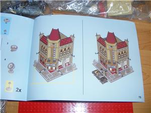 Lego komp. Creator 10232 Palace Cinema Mozi moduláris ház LEPIN ÚJ - kép 5