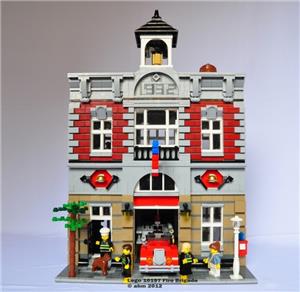 Lego komp. Creator 10197 Tűzoltóság Fire Station Moduláris ház LEPIN ÚJ