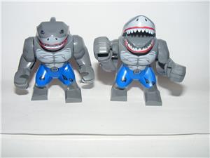 Lego Flash Öngyilkos Alakulat King Shark Cápa király Bigfig Nagy figura úJ - kép 4