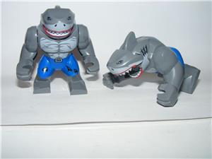 Lego Flash Öngyilkos Alakulat King Shark Cápa király Bigfig Nagy figura úJ - kép 5