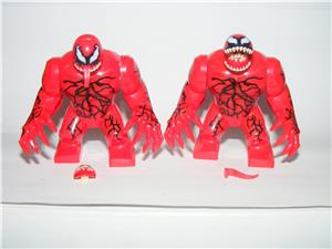 Lego Marvel Szuperhős figurák Venom Carnage Bigfig nagy figura ÚJ BP - kép 1