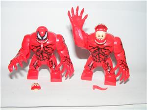 Lego Marvel Szuperhős figurák Venom Carnage Bigfig nagy figura ÚJ BP - kép 3