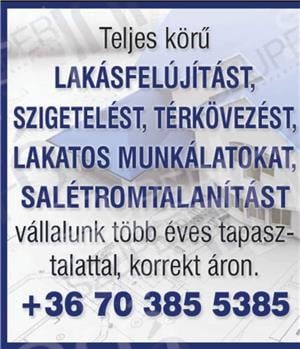 Lakásfelújítás teljes körű  - kép 1