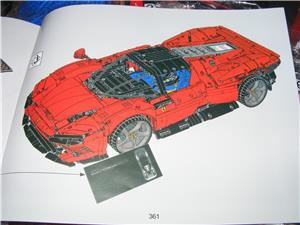 Lego komp. Technic 42143 Ferrari Daytona SP3 3778db LEPIN ÚJ - kép 16