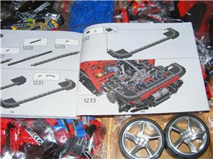 Lego komp. Technic 42143 Ferrari Daytona SP3 3778db LEPIN ÚJ - kép 14