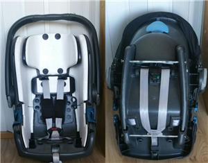 Römer britax baby-safe hordozó 0-13 kg + isofix bázistalp izofix jó adac teszt új ár161.000 - kép 11