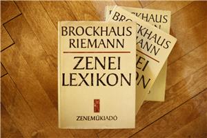 Brockhaus Riemann Zenei lexikon 1-3 kötet / könyv Zeneműkiadó 1983   - kép 2