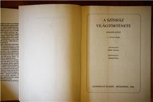 A színház világtörténete 1-2 Hont Ferenc / könyv 2. bővített kiadás  - kép 2
