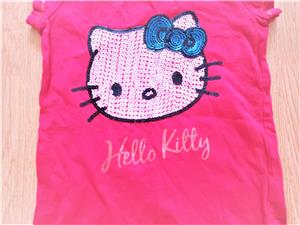 98 cuki Next Sanrio Hello Kitty mintás flitteres póló felső  - kép 3