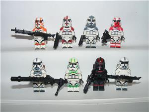 Lego Star Wars figurák Camino Inferno Wolfpack Purgatory Clone Trooper katona ÚJ - kép 3