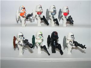 Lego Star Wars figurák Camino Inferno Wolfpack Purgatory Clone Trooper katona ÚJ - kép 2