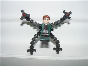 Lego Marvel Szuperhős figurák Pókember Octopus Dr Electro Sandman figura ÚJ - kép 4