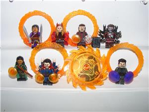 Lego Marvel Szuperhős figurák Dr Strange Wong Mordo Vörös Boszorkány ÚJ - kép 4