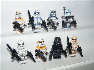 Lego Star Wars figurák Fives Boil Waxer ARC Shadow Clone Trooper katona ÚJ - kép 3