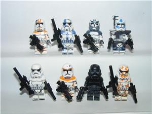 Lego Star Wars figurák Fives Boil Waxer ARC Shadow Clone Trooper katona ÚJ - kép 4