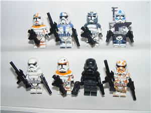 Lego Star Wars figurák Fives Boil Waxer ARC Shadow Clone Trooper katona ÚJ - kép 2