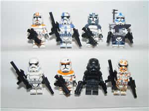 Lego Star Wars figurák Fives Boil Waxer ARC Shadow Clone Trooper katona ÚJ