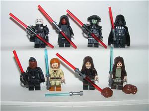 Lego Star Wars figurák Darth Maul Vader Obi Wan Anakin Inquisitor Harmadik Nővér Inkvizítor figura - kép 2