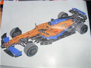 Lego komp. Technic 42141 Mclaren F1 Formula 1 Versenyautó 1432db LEPIN ÚJ! - kép 9