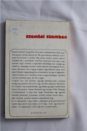 Székely György Edward Gordon Craig Szemtől szemben / könyv  / Gondolat  - kép 2