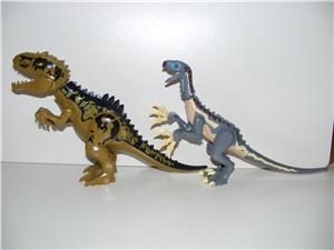 Lego Jurassic World dinoszaurusz figura Giganotoszaurusz + Therizinoszaurusz dínó figura együtt ÚJ - kép 3