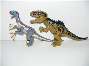 Lego Jurassic World dinoszaurusz figura Giganotoszaurusz + Therizinoszaurusz dínó figura együtt ÚJ