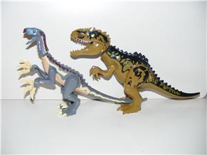 Lego Jurassic World dinoszaurusz figura Giganotoszaurusz + Therizinoszaurusz dínó figura együtt ÚJ - kép 2