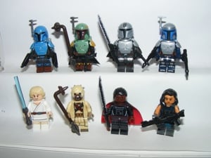 Lego Star Wars figurák Kara Dune Moff Gideon Din Djarin Boba Jango Fett figura ÚJ - kép 4