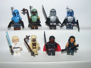 Lego Star Wars figurák Kara Dune Moff Gideon Din Djarin Boba Jango Fett figura ÚJ - kép 2